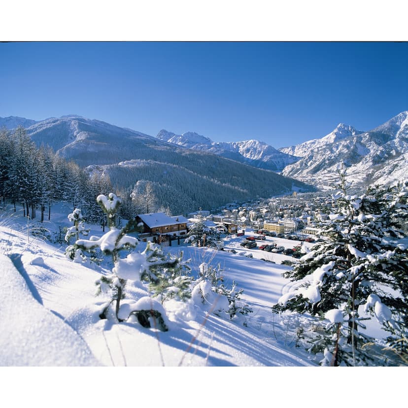 Bardonecchia ski resort in winter