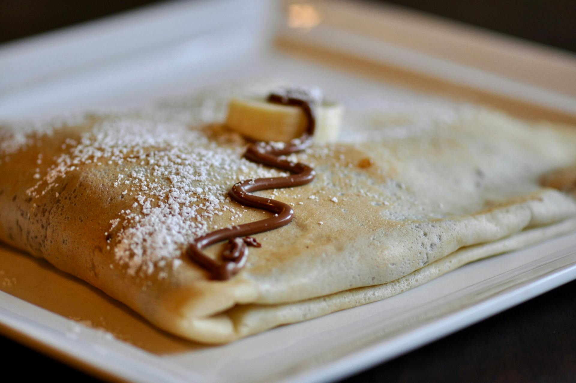 Crepes in ski resort