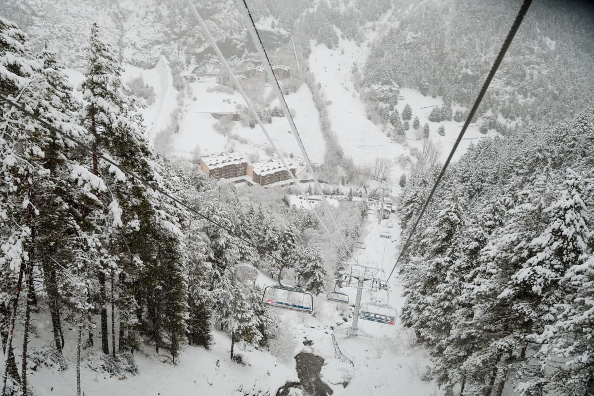 Pal Arinsal ski resort chairlift